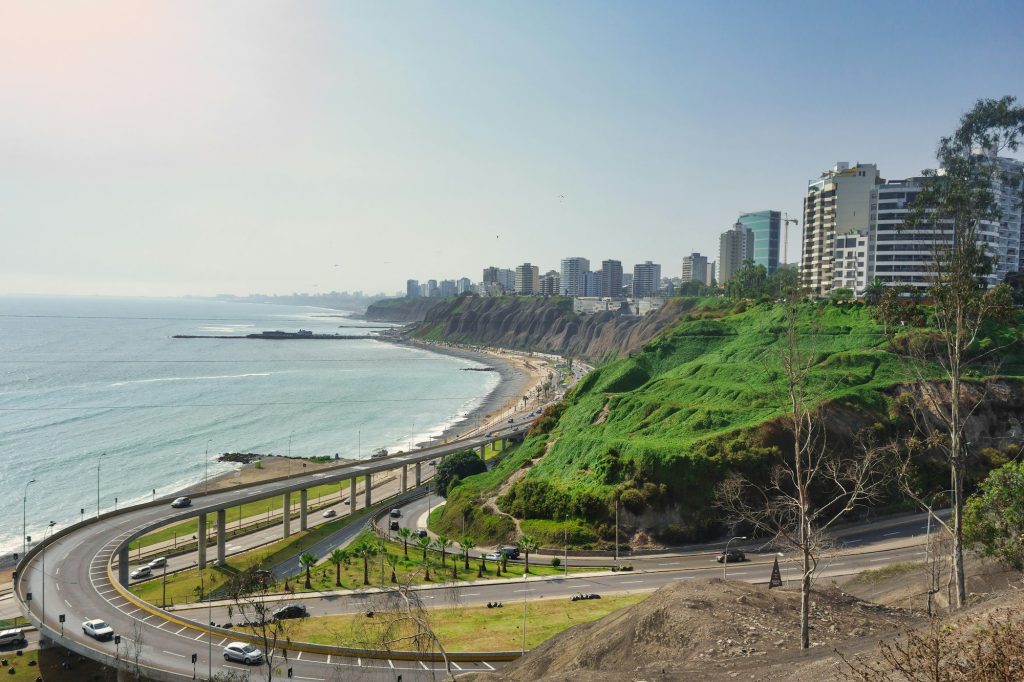 View of the waterfront of Lima where some of the best hotels in lima are located