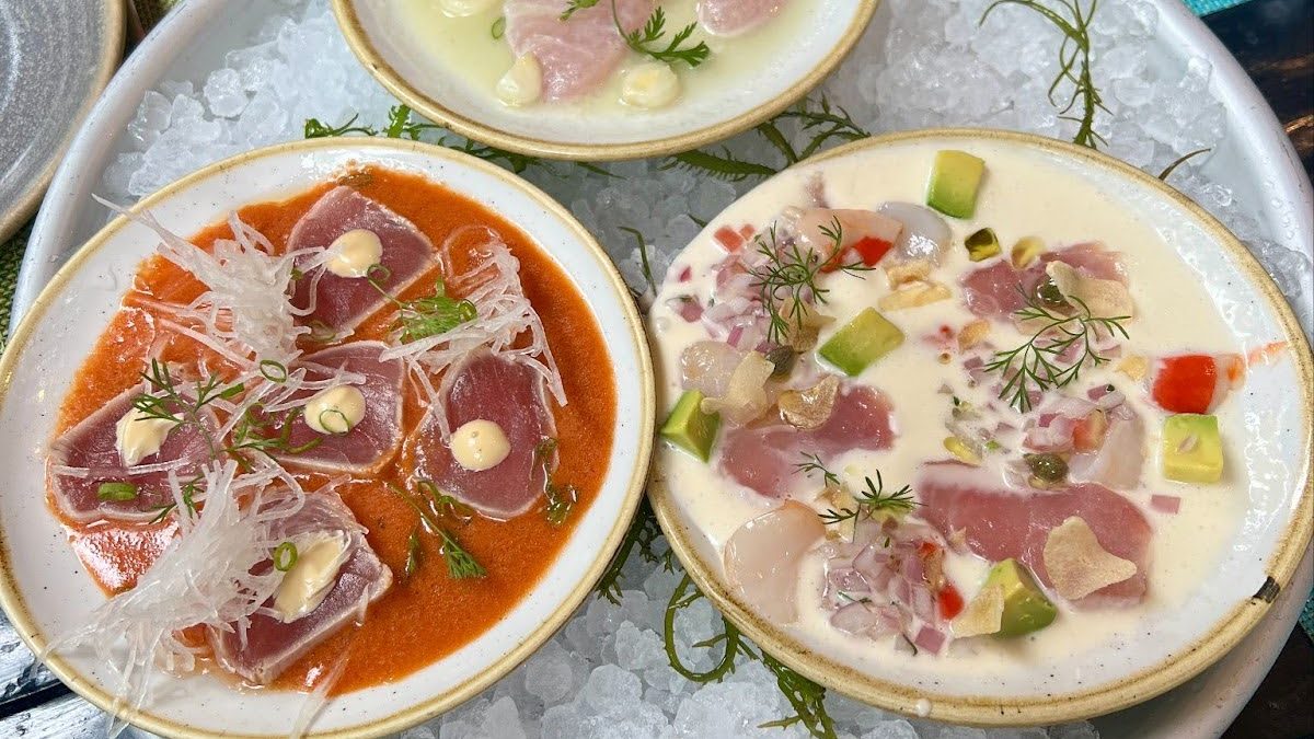 La Mar,  cevicherías ceviche meals on tray