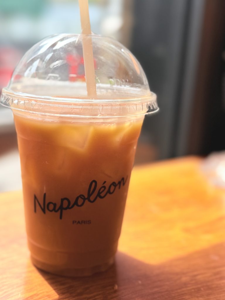 napoleon coffee iced beverage in lima peru