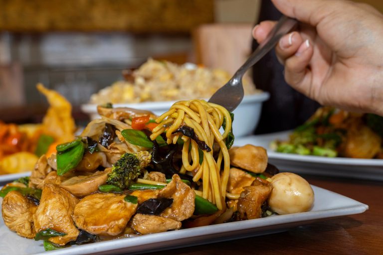 chifa chinese meal in restaurant