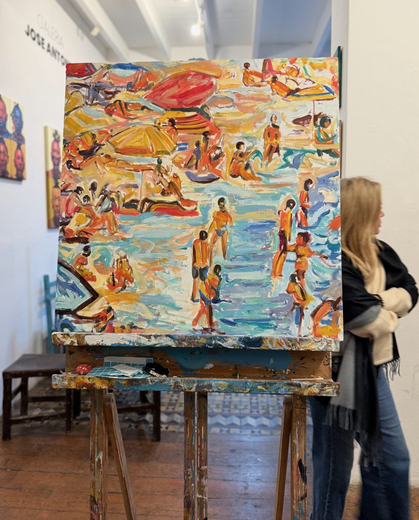 beautiful painting in lima peru studio