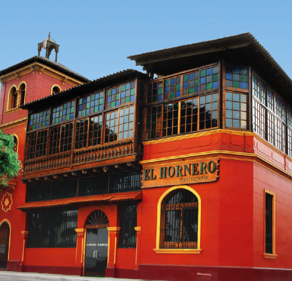red building, el hornero restaurant, lima peru