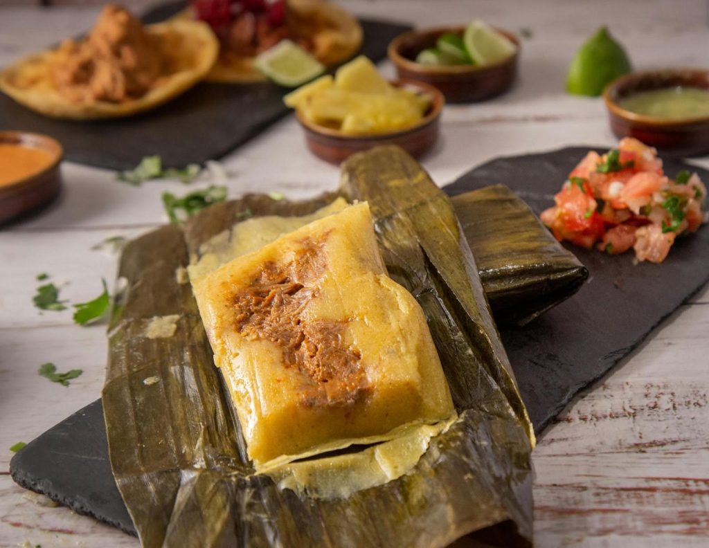 tamal bread for breakfast, peruvian breakfast foods