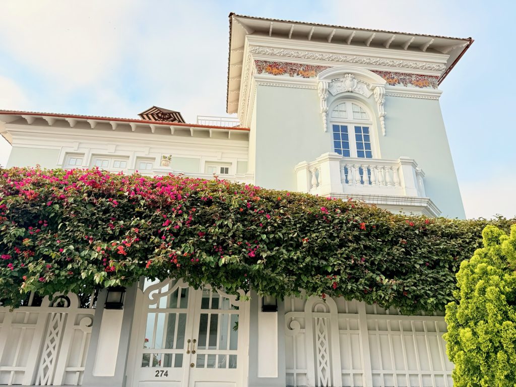 villa barranco hotel exterior in lima peru, safe areas in lima for solo female travelers