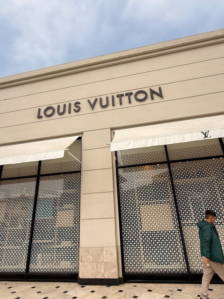 louis vuitton storefront at jockey plaza mall in lima