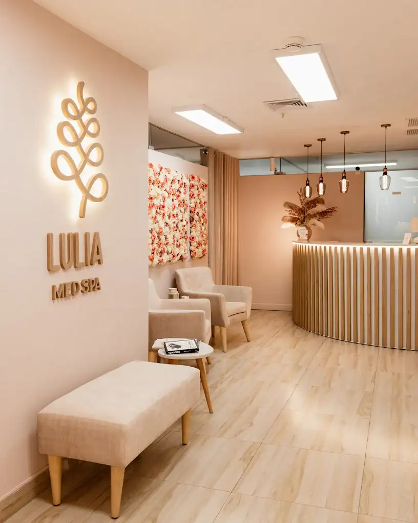 Lulia Med Spa reception office in lima peru