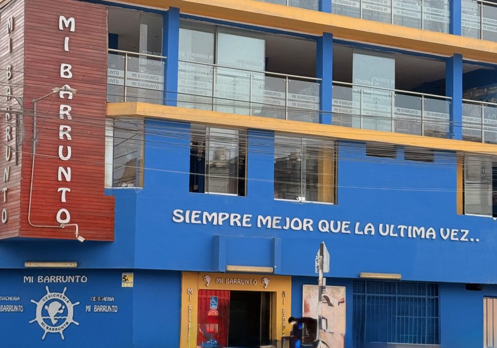 Mi Barrunto cevicheria in lima