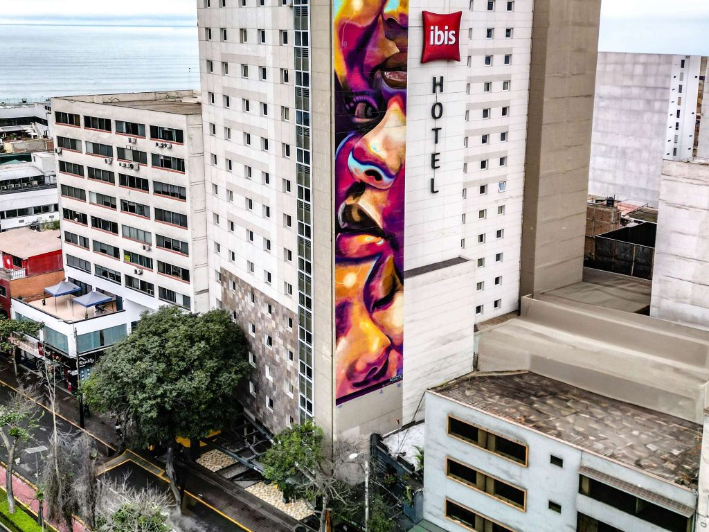 ibis hotel in lima peru, exterior view of building