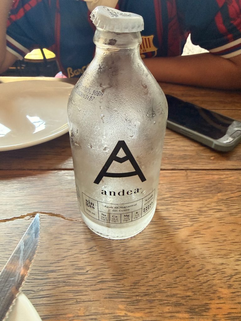 Andea bottled water