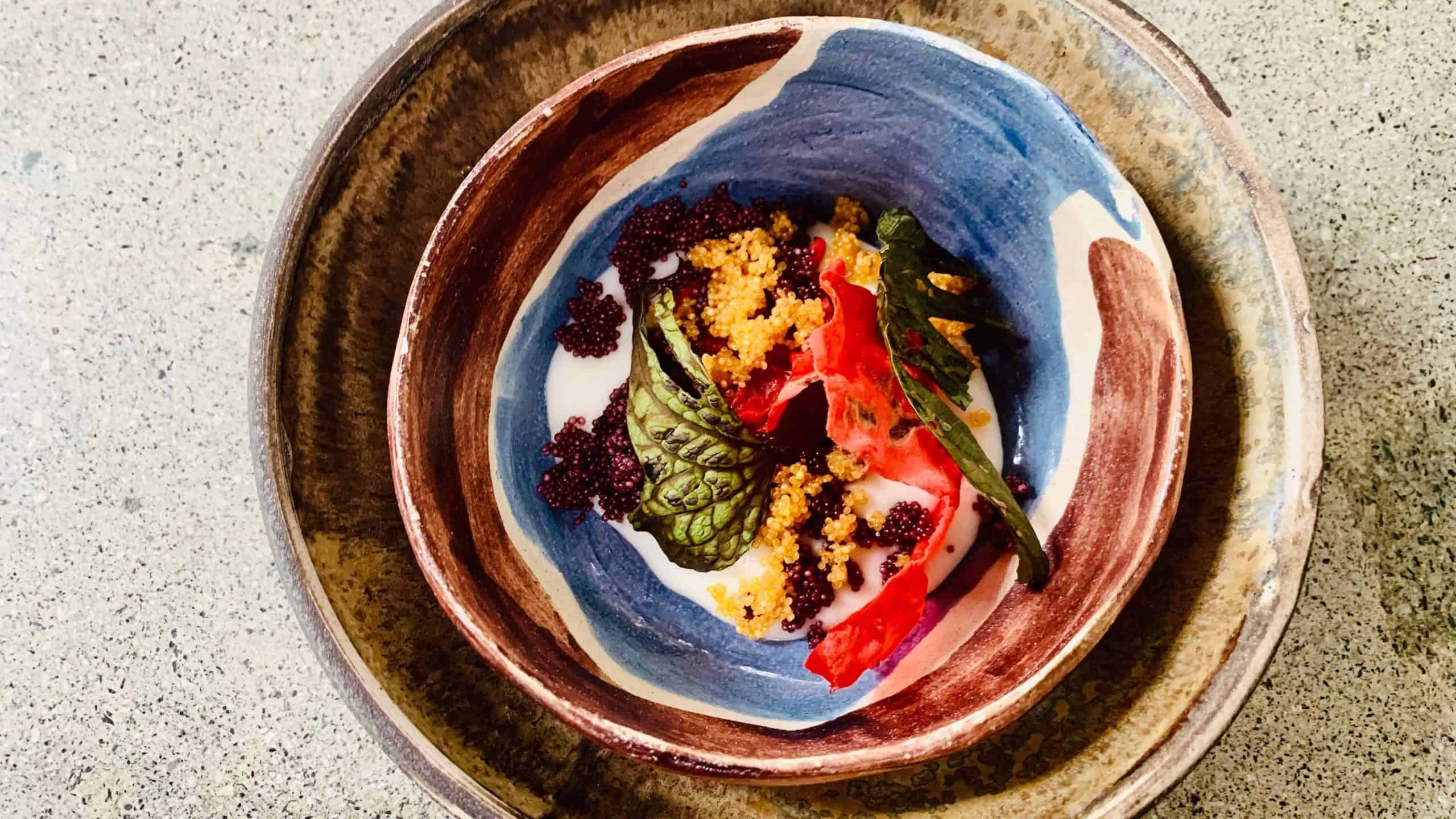 Single dish photo at Central Restaurante at Lima of Peru