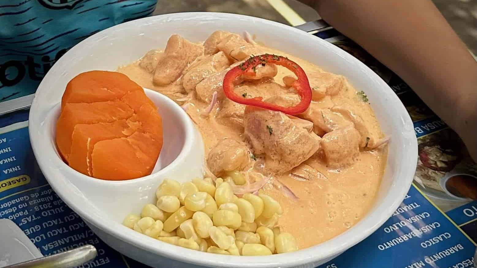 Ceviche at Mi Barrunto