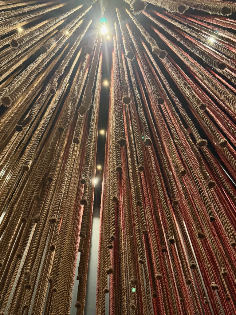rope hanging from ceiling in maido