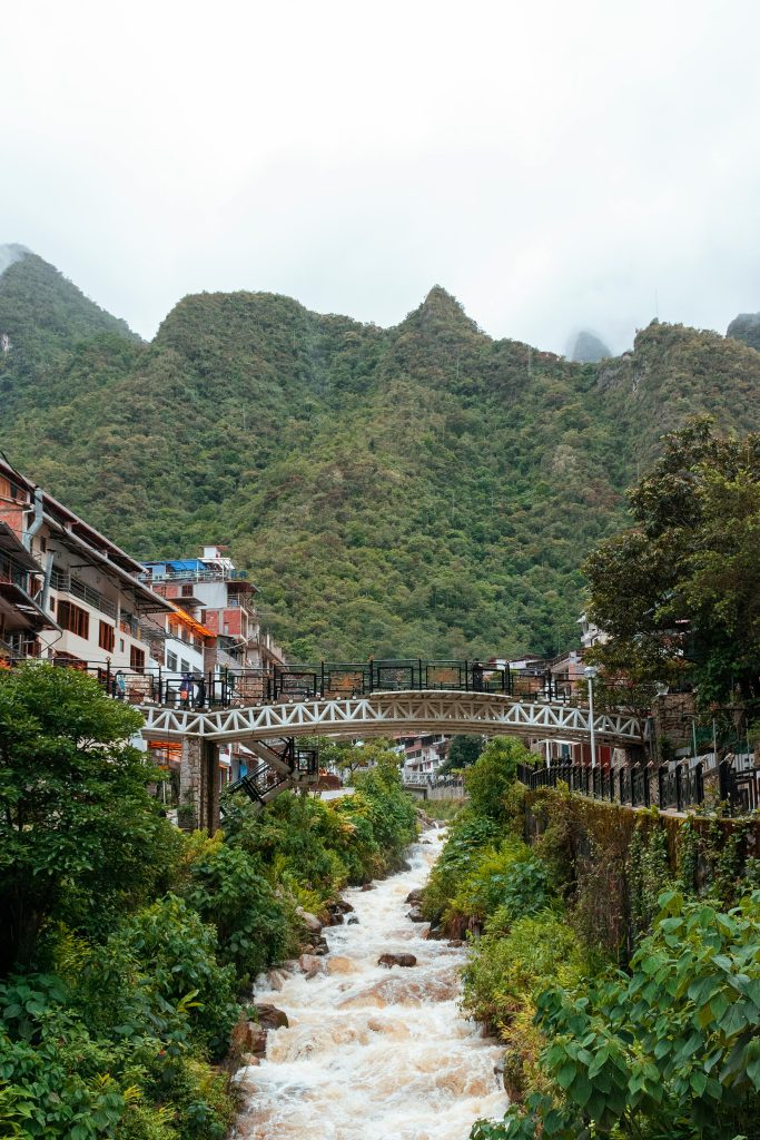 Aguas Calientes view of bridge
