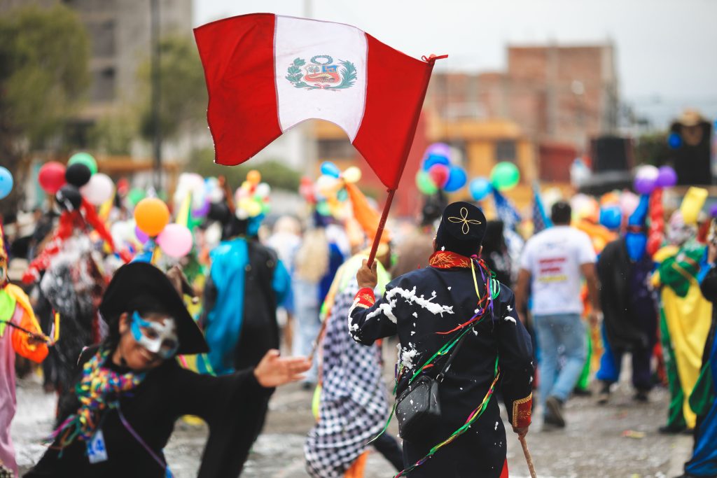 Street festival, Peru