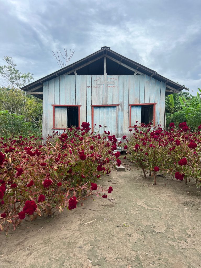 A beautiful local church in the amazon