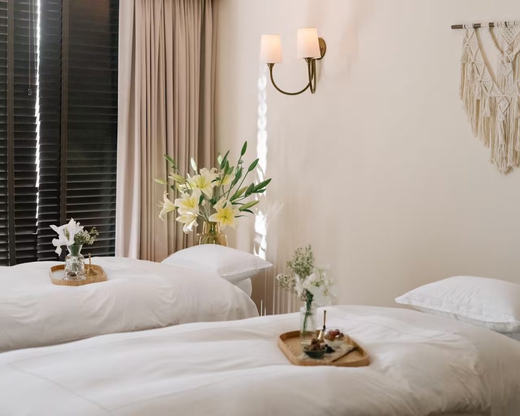massage room at Zest Spa at the Belmond Miraflores Park